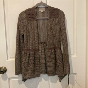 NWT Knox Rose open cardigan